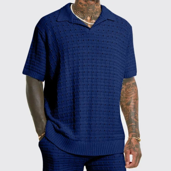 Camisa Masculina Tricô Elegance
