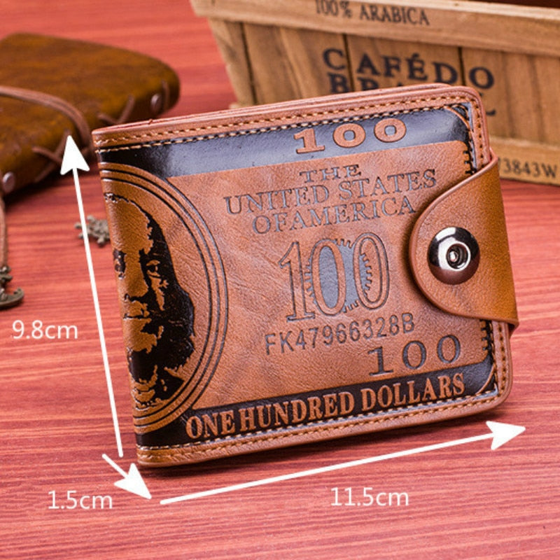 Carteira Masculina de Couro - American