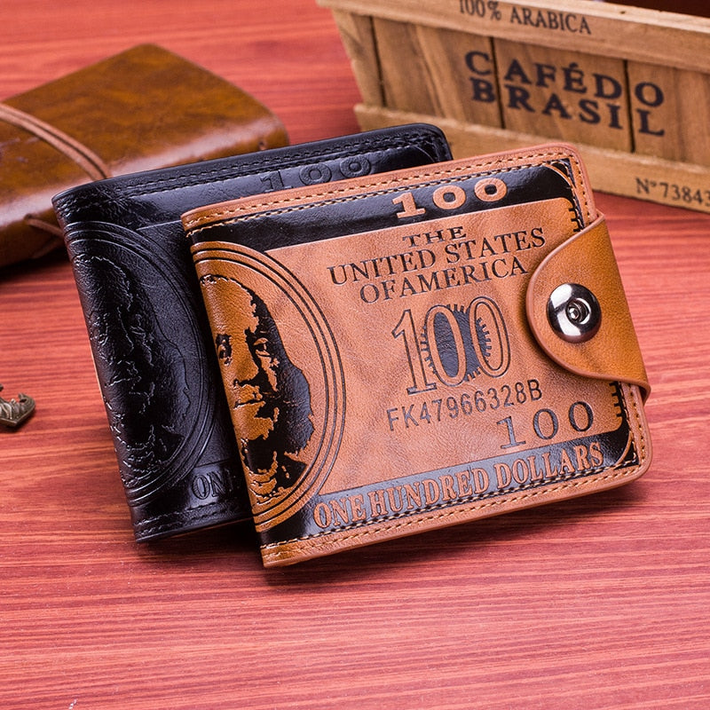 Carteira Masculina de Couro - American