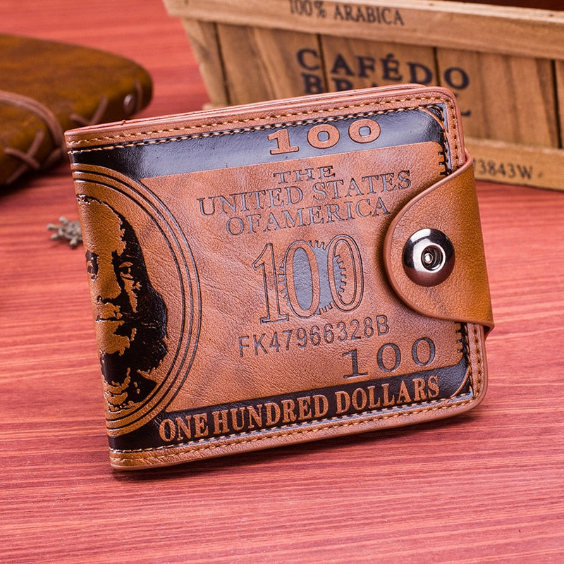 Carteira Masculina de Couro - American