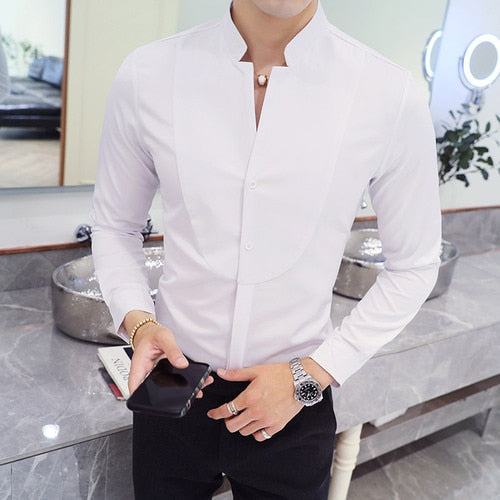 Camisa Social Manga Longa Slim Matteo