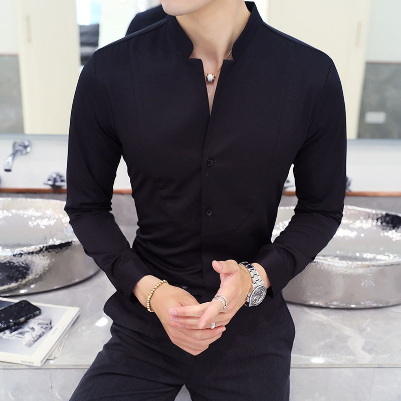 Camisa Social Manga Longa Slim Matteo