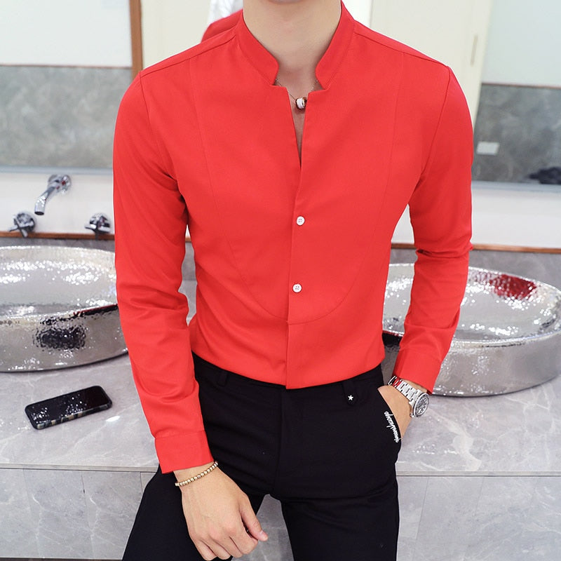 Camisa Social Manga Longa Slim Matteo
