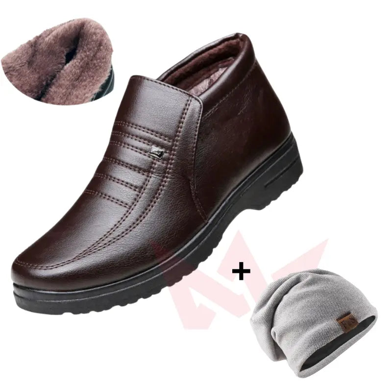 Bota de Inverno HotConfort - Impermeável e Aveludada Bota de Inverno HotConfort - Impermeável e Aveludada + Brinde VINNCI Store Marrom 38 Cinza