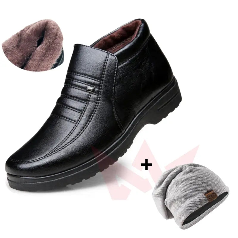 Bota de Inverno HotConfort - Impermeável e Aveludada Bota de Inverno HotConfort - Impermeável e Aveludada + Brinde VINNCI Store Preto 38 Cinza