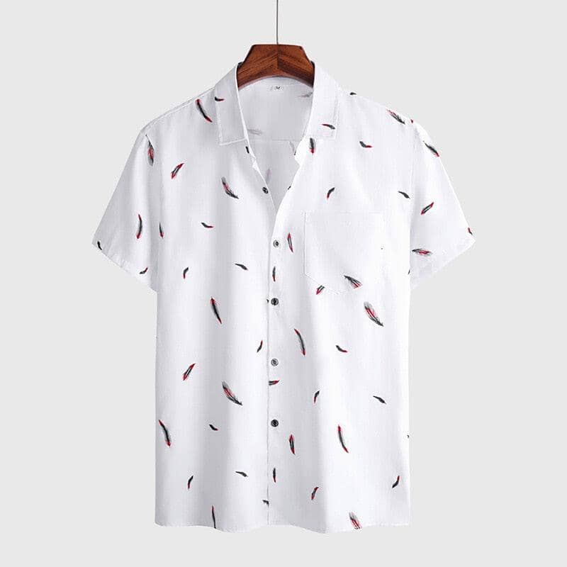 Camisa Manga Curta Estampada Freedon - VINNCI Store