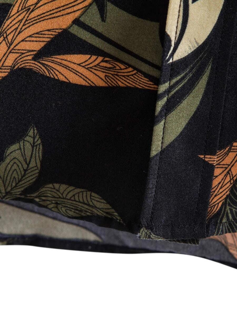 Camisa Manga Curta Flora - VINNCI Store