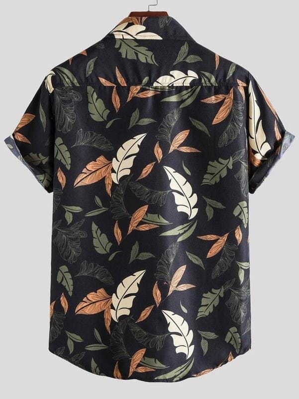 Camisa Manga Curta Flora - VINNCI Store