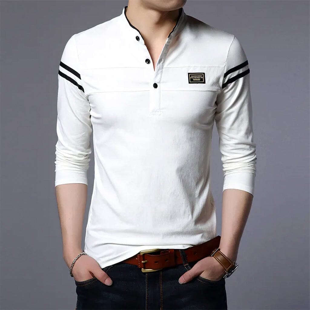Camisa Polo Manga Longa England Camisa Polo Manga Longa England VINNCI Store Branco P