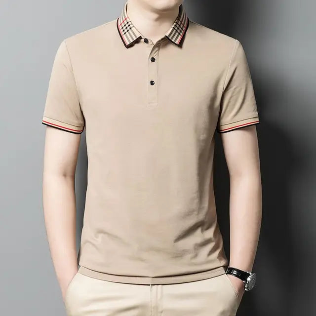 Camisa Polo Masculina Cristian Camisa Polo Masculina Cristian VINNCI Store Bege P