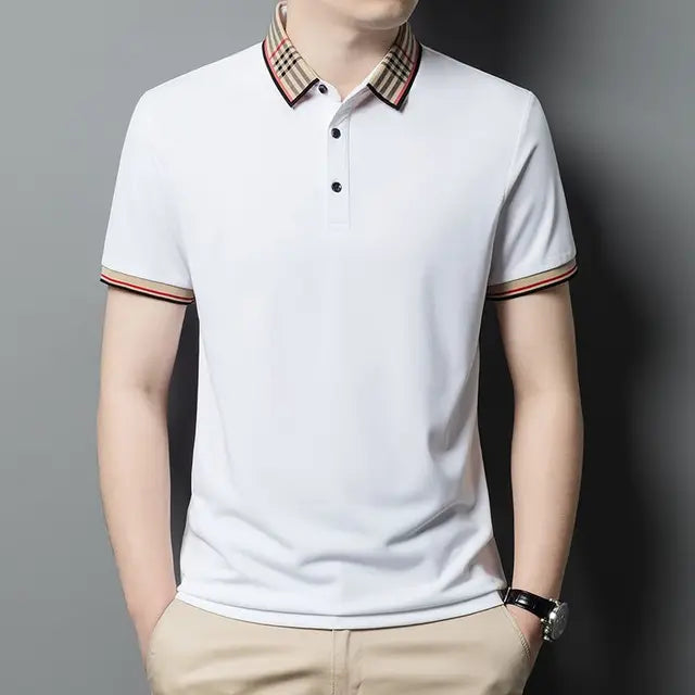 Camisa Polo Masculina Cristian Camisa Polo Masculina Cristian VINNCI Store Branco P