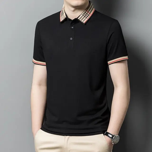 Camisa Polo Masculina Cristian Camisa Polo Masculina Cristian VINNCI Store Preto P