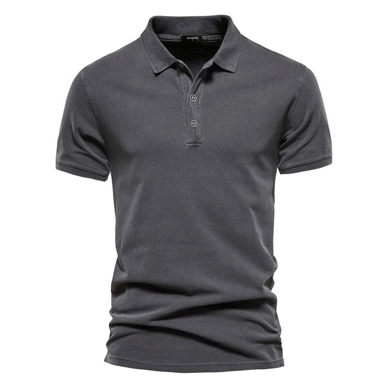 Camisa Polo Masculina Street Camisa Polo Masculina Street VINNCI Store Cinza P