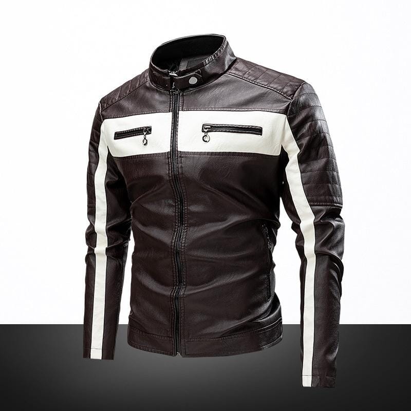 Jaqueta de Couro Masculina Vintage Elegance Jaqueta de Couro Masculina Vintage Elegance VINNCI Store