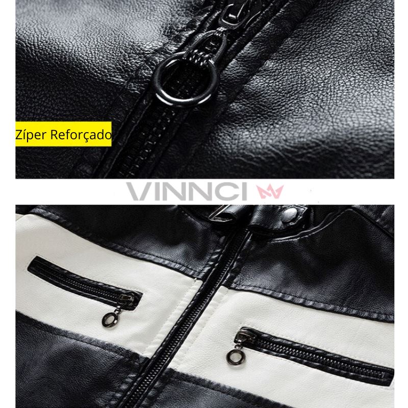 Jaqueta de Couro Masculina Vintage Elegance Jaqueta de Couro Masculina Vintage Elegance VINNCI Store