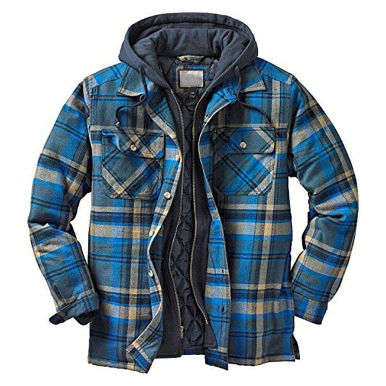 Jaqueta Masculina Xadrez Padded - VINNCI Store