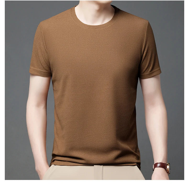 Kit 03 Camisetas Masculina Básica de Algodão Kit 03 Camiseta Masculina Básica Lisa de Algodão VINNCI Store