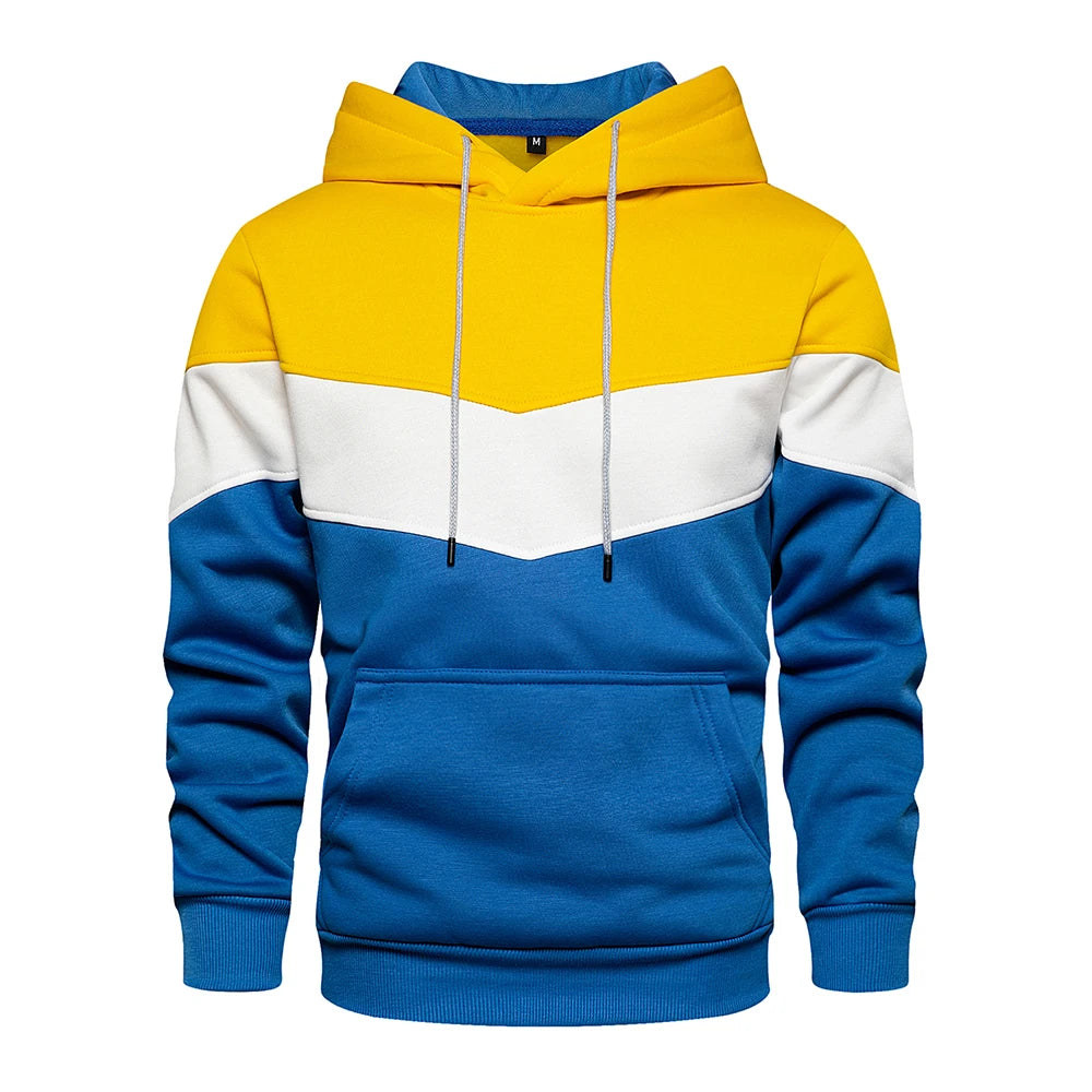 Moletom Masculino Casual Sport Moletom Masculino Casual Sport VINNCI Store Amarelo e Azul P