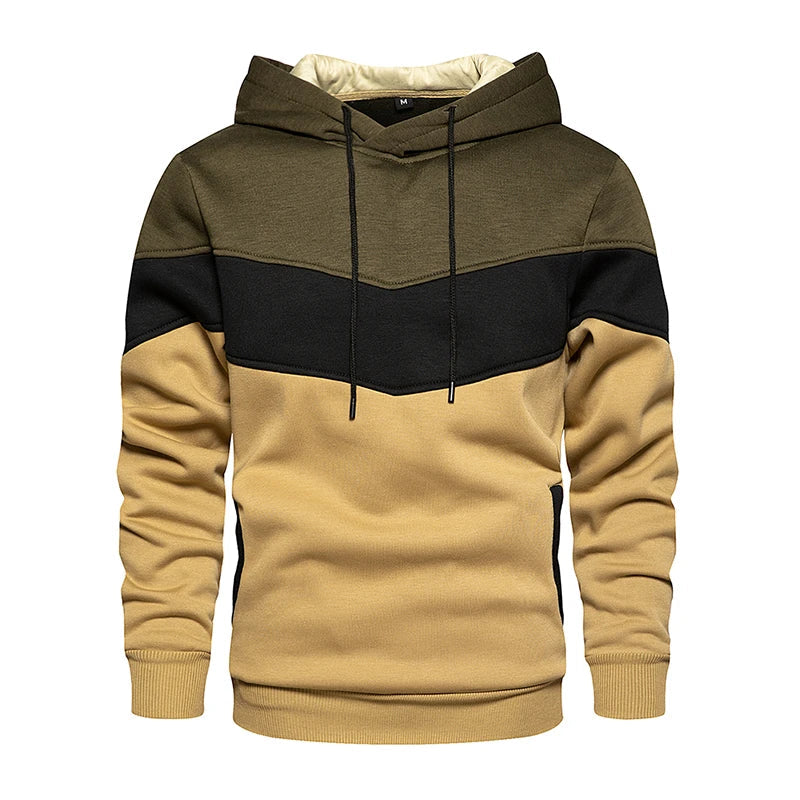 Moletom Masculino Casual Sport Moletom Masculino Casual Sport VINNCI Store Verde e Bege P