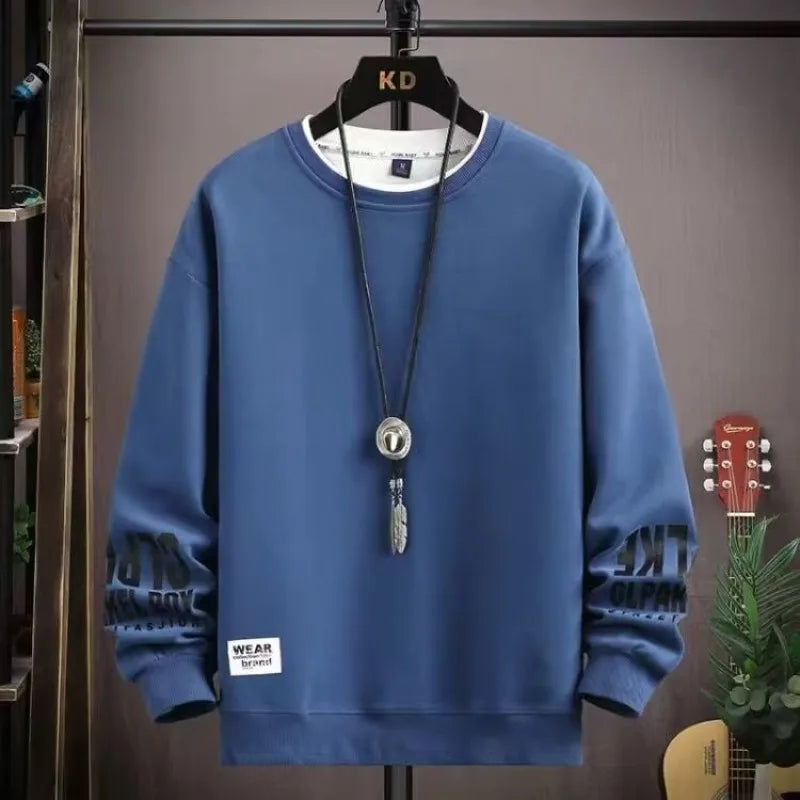 Moletom Masculino Street Wear Moletom Masculino Street Wear VINNCI Store Azul G