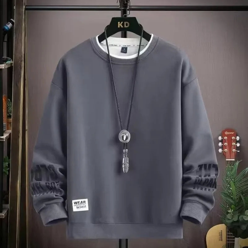 Moletom Masculino Street Wear Moletom Masculino Street Wear VINNCI Store Cinza P