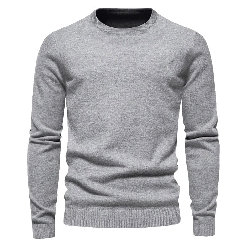 Suéter Masculino Casual Soft Suéter Masculino Casual Soft VINNCI Store Cinza 3G