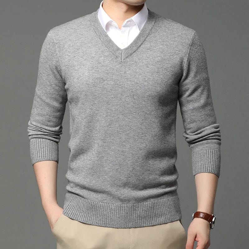 Suéter Masculino Casual Winter Suéter Masculino Casual Winter VINNCI Store Cinza P