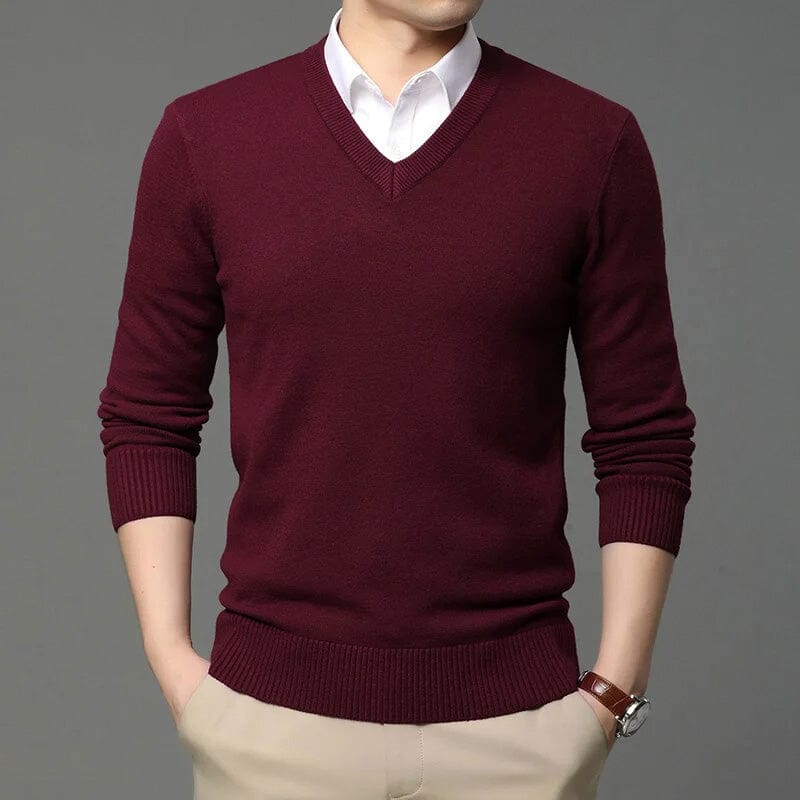 Suéter Masculino Casual Winter Suéter Masculino Casual Winter VINNCI Store Vermelho P