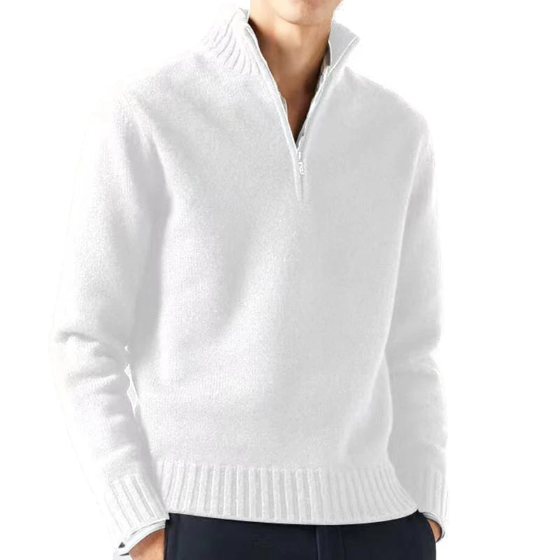 Suéter Masculino Coldness Basic Suéter Masculino Coldness Basic VINNCI Store Branco M