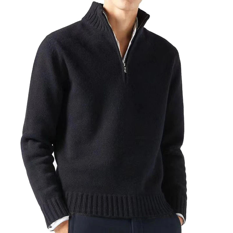 Suéter Masculino Coldness Basic Suéter Masculino Coldness Basic VINNCI Store Preto 3G