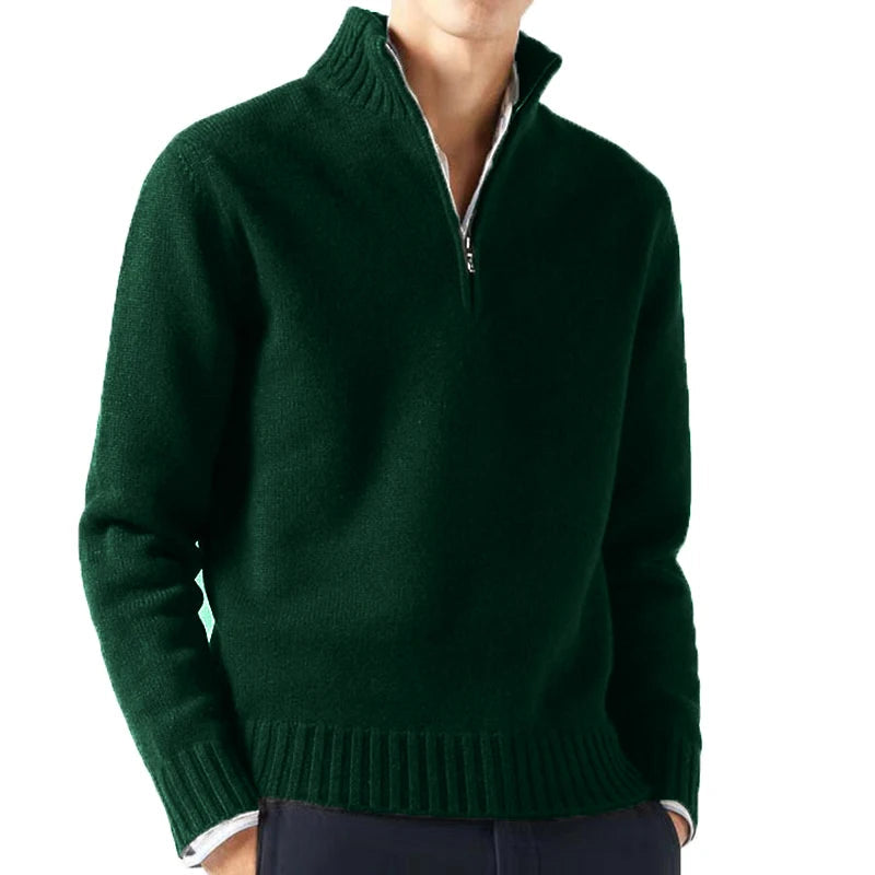 Suéter Masculino Coldness Basic Suéter Masculino Coldness Basic VINNCI Store Verde Escuro M