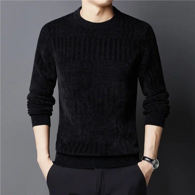 Suéter Masculino Elegance Plush Suéter Masculino Elegance Plush VINNCI Store Preto P