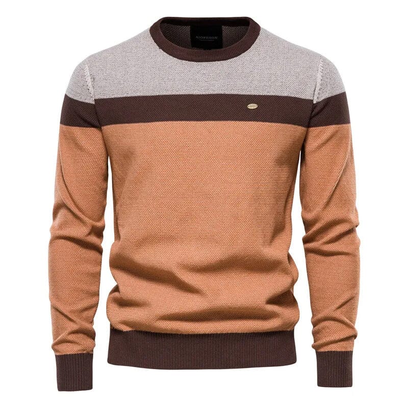 Suéter Masculino Stylish Italy Suéter Masculino Stylish Italy VINNCI Store Laranja P