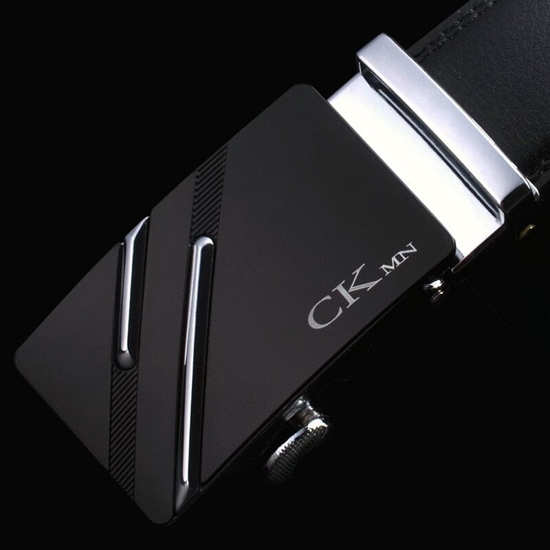 Cinto de Couro Luxo Masculino de Fivela Automática CKMN - VINNCI Store