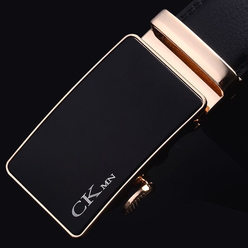 Cinto de Couro Luxo Masculino de Fivela Automática CKMN - VINNCI Store