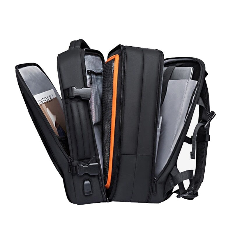 Mochila de Viagem Premiere - Notebook 17`, Expansível, Impermeável e Porta USB - VINNCI Store