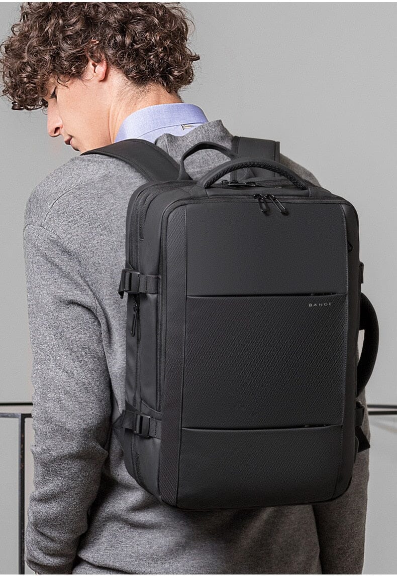 Mochila de Viagem Premiere - Notebook 17`, Expansível, Impermeável e Porta USB - VINNCI Store