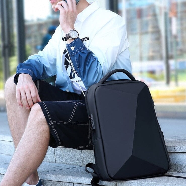 Mochila Executiva Fenruen - Notebook 14`, Expansível, Impermeável e Porta USB - VINNCI Store
