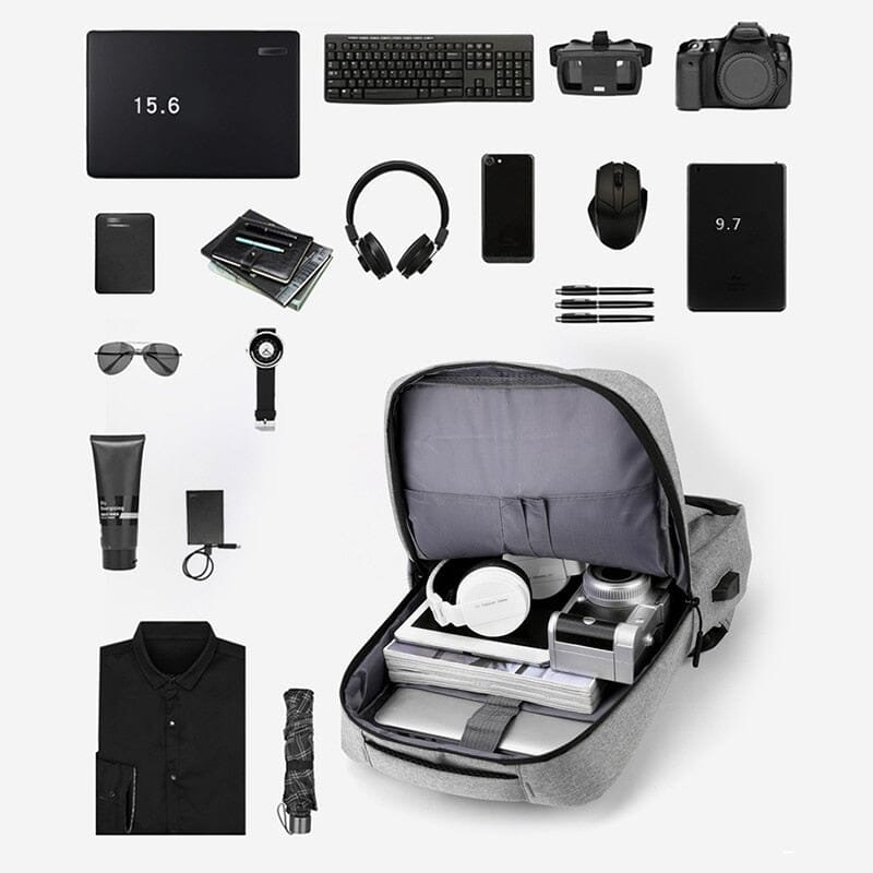Mochila Executiva Smart - Notebook 15`, Porta USB - VINNCI Store