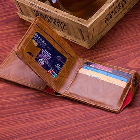 Carteira Masculina de Couro - American