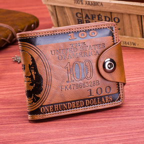 Carteira Masculina de Couro - American