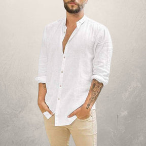 Camisa de Linho San Tropez - VINNCI Store