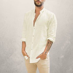 Camisa de Linho San Tropez - VINNCI Store