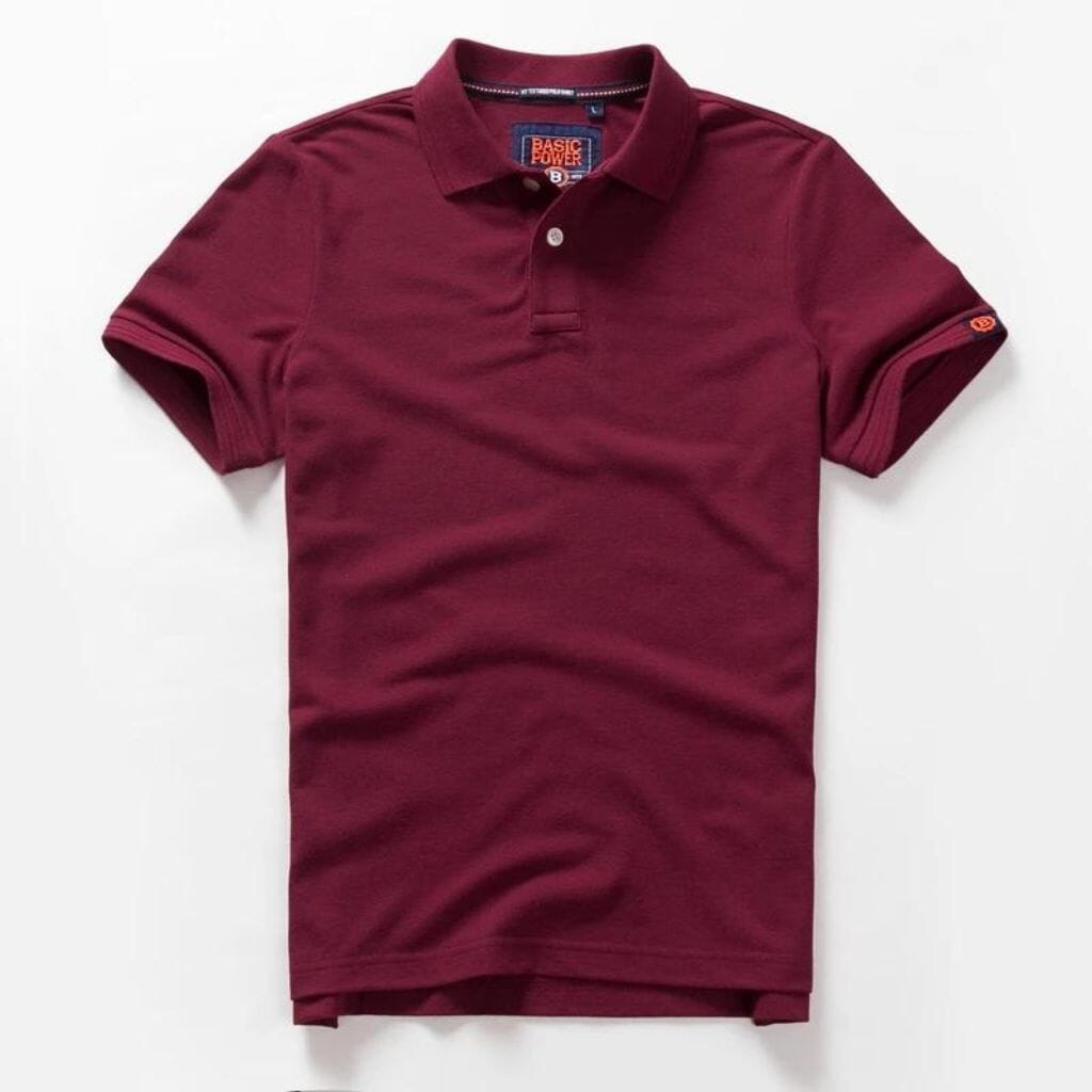 Camisa Polo Masculina Basic Camisa Polo Masculina Basic VINNCI Store Vermelho P 