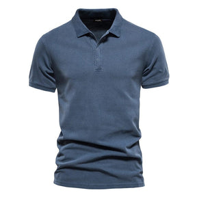 Camisa Polo Masculina Street Camisa Polo Masculina Street VINNCI Store Azul P 