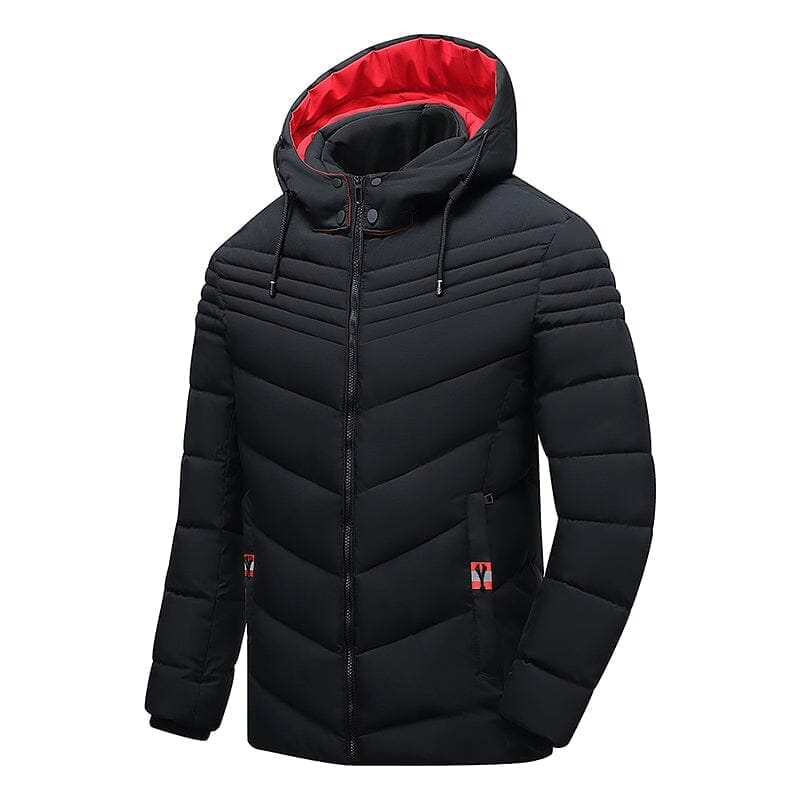 Jaqueta Masculina Forrada Snow - Suporta até -10ºC Jaqueta Masculina Forrada Snow - Suporta até -10ºC VINNCI Store Preto P 