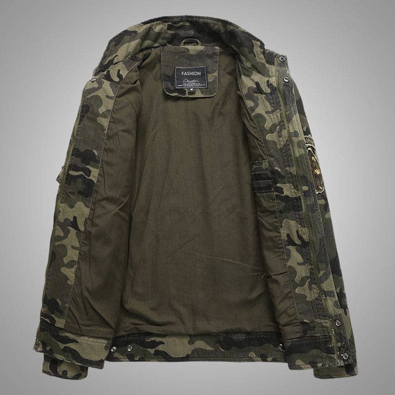 Jaqueta Masculina Militar Camuflada Sargent - VINNCI Store