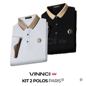 Kit 02 Camisas Polo Paris - VINNCI Store