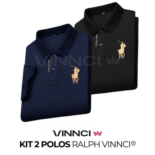 Kit 02 Camisas Polo Ralph Vinnci - VINNCI Store