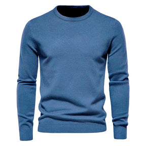 Suéter Masculino Casual Soft Suéter Masculino Casual Soft VINNCI Store Azul G 